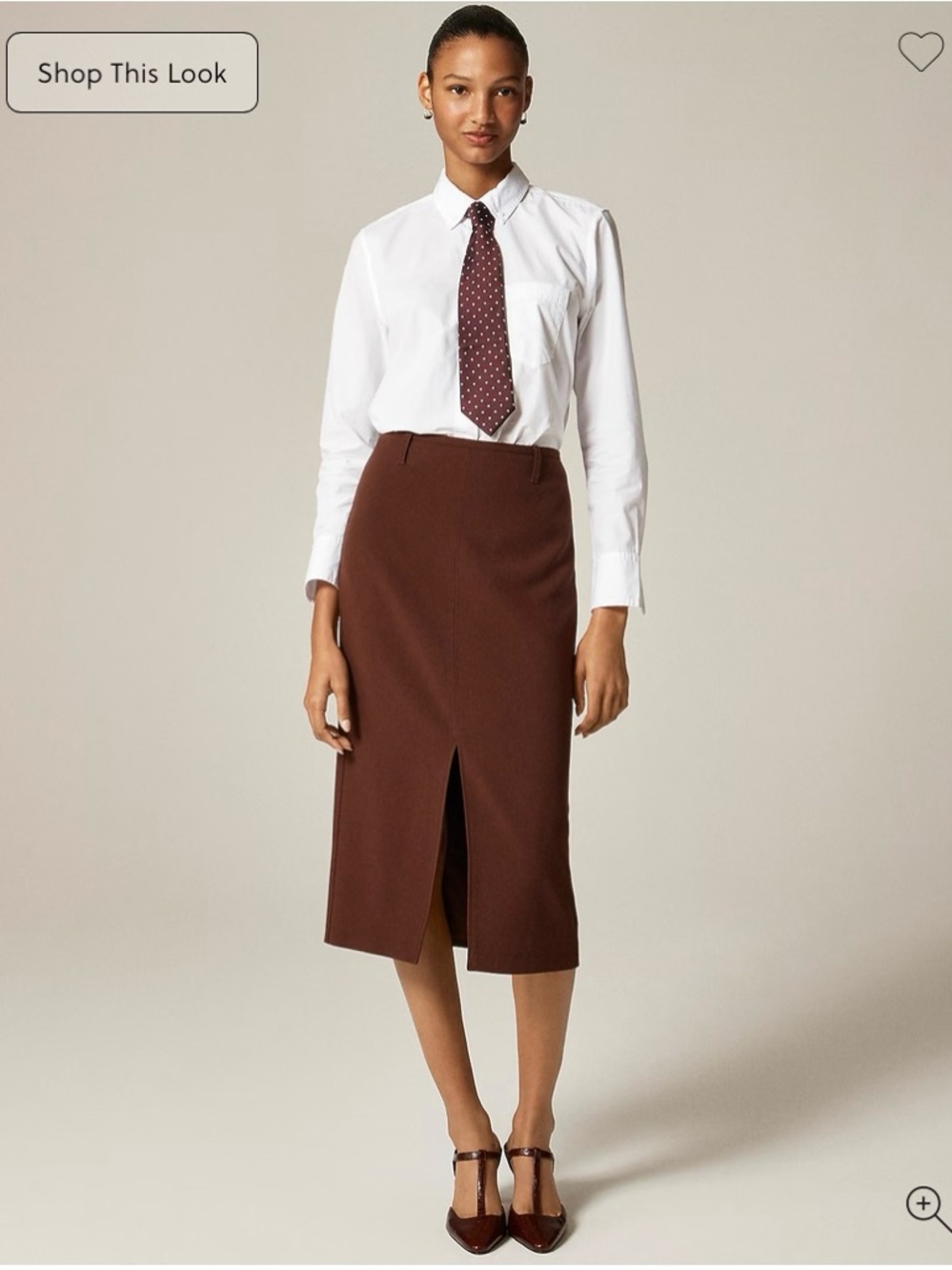 J.Crew Pencil Midi Skirt in Four-Season Stretch | Workwear | US 4